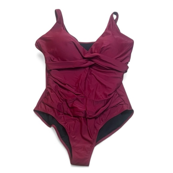 Swimsuits For All Other - NWT Swimsuits For All Burgundy One Piece Swimsuit